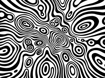 ••Primal Scream••. Trippy stripes pattern (details).