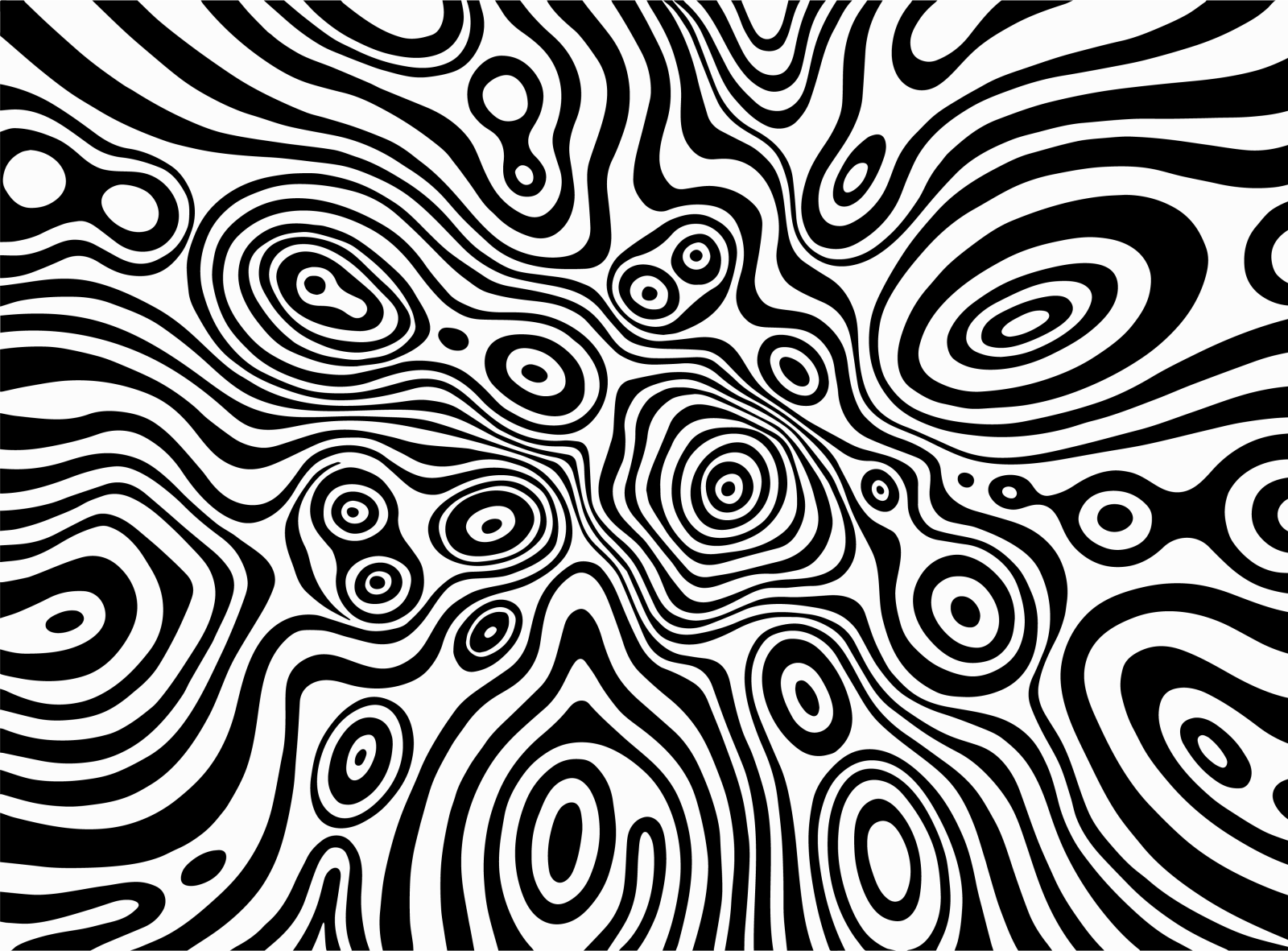 Trippy Png Black And White - Mushroom art, black and white a
