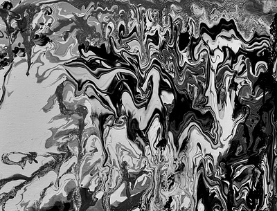 fluid 001 abstract art artwork black white cover design design distortion graphic illustration paint