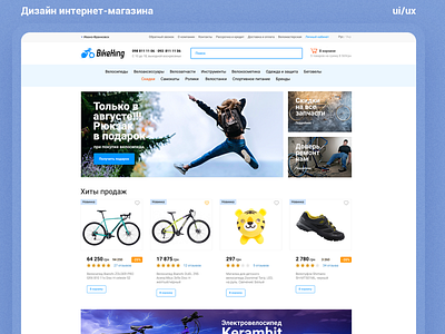 Web-design, BikeKing №1