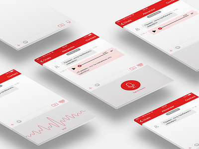 Concept — MTS app chat ios iphone microphone mobile mts ui ux voice