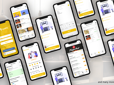 Food Delivery app UI UX adobexd android app app design app ui design food delivery food delivery app interaction ios madewithadobexd ui user experience user inteface ux