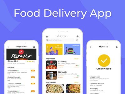 Food Delivery app UI UX