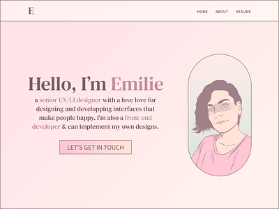 Redesigned my personal website soft ui ux web design web development website