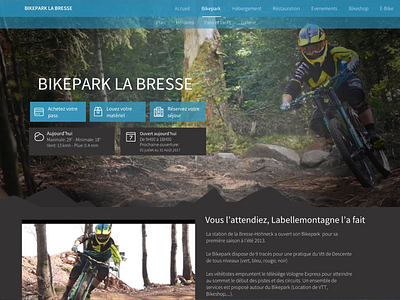 🚲Redesign bikepark website