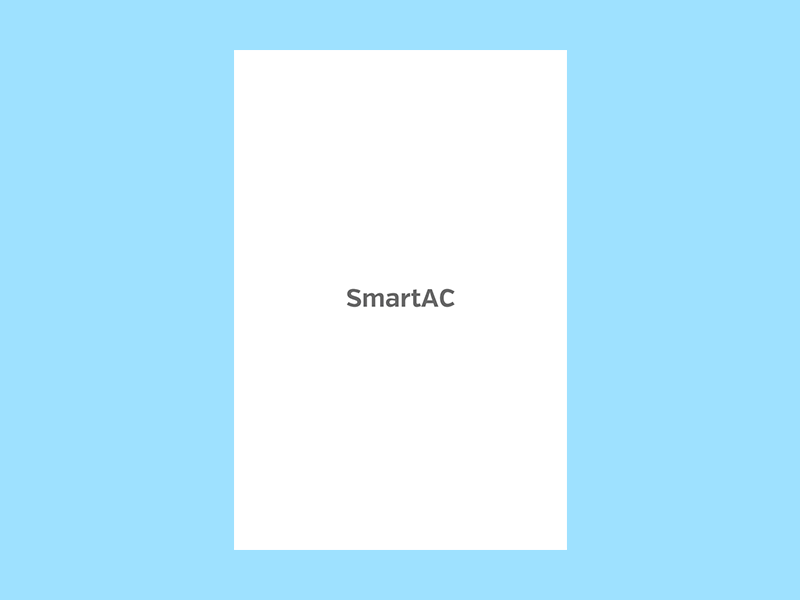 GIF SmartAC App air conditioner animation app gif smart app transition