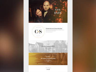 C&S Save The Date Landing Page