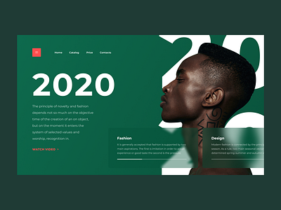 2020 DESIGN OF TRENDS | 1 DAY = 1 SITE (CHALLENGE)