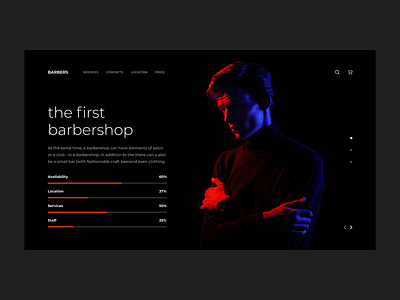 WEB SITE FOR BARBERSHOP | 1 DAY = 1 SITE (CHALLENGE)