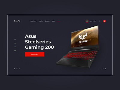 ASUS NOTEBOOK GAMERS | CYBERSPORT | FEDOROV DESIGN