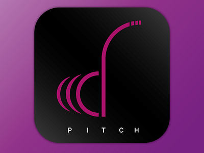 Pitch Streaming Music App app challenge creativity dailylogochallenge day9 design logo music streaming
