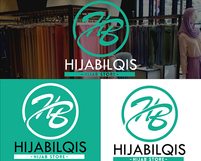 Hijabilqis Moslem Wear Logo design illustration logo vector