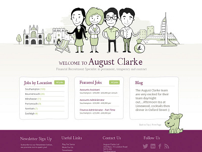 August Clarke Homepage