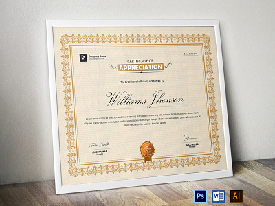 Certificate Template | Certificate Design award awards certificate certificate design certificate download certificates clean certificate course design document docx elegant certificate eps certificate file frame horizontal certificate job certificate microsoft word minimalist certificate modern