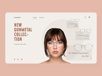 Spectacles E-Commerce WebDesign