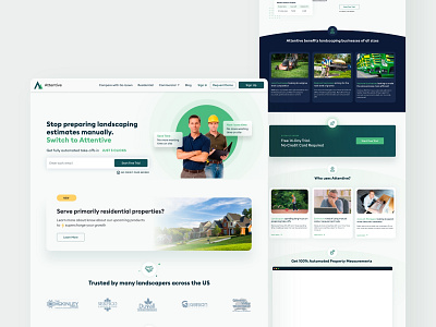 Landscaping Website Revamp ui uidesign