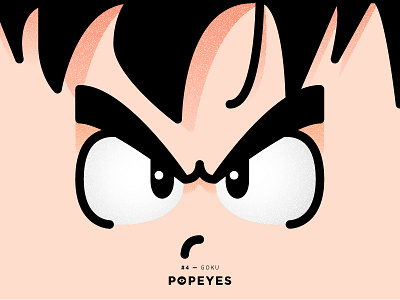 ◉ GOKU ◉ dbz dragonball eye goku manga popeyes serie