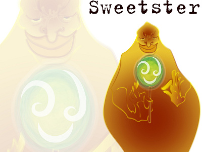 Sweetste is a spirit of the sweet country 2d 2d art character concept concept art concept character illustration vector