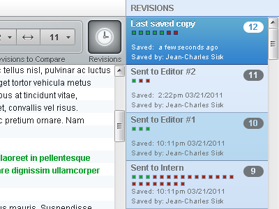 Revision Control System rcs ui web