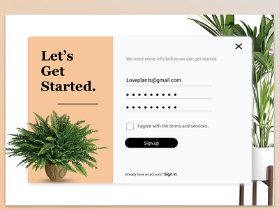 Daily UI: Sign Up