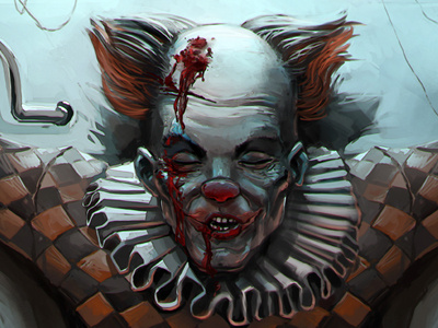 Clown album cover clown grotesque