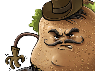 Desperado Burger burger desperado fastfood hamburger hot dog mcdonalds mean western