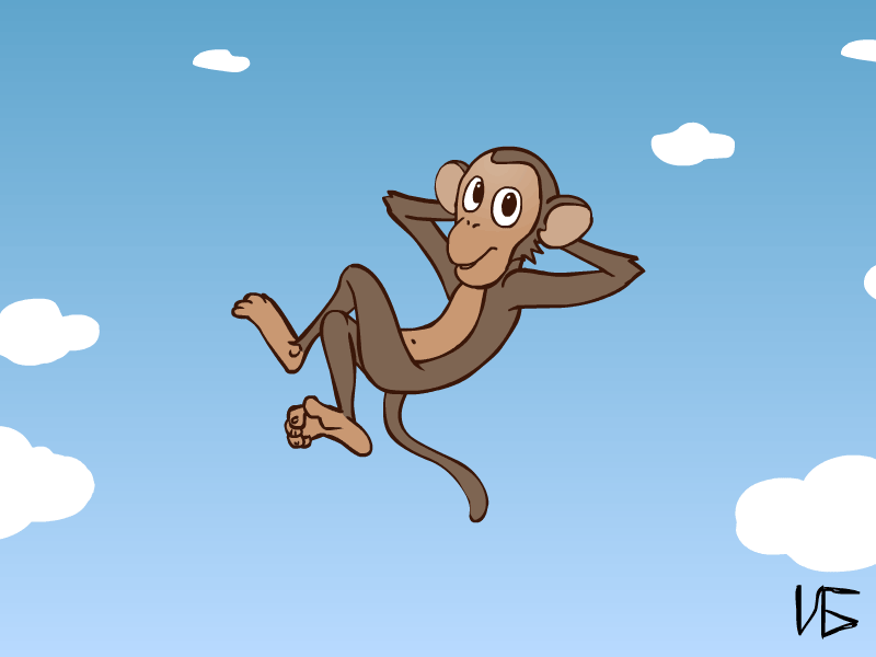 Pet Area - Monkey loop animation aimation area cartoon flash funny loop monkey pet