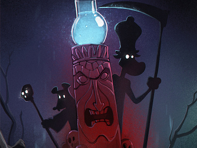 Voodoo Jar - Poster animation design game illustration java multiplayer sprites voodoo