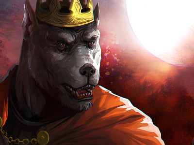 Repentance comics dog illustration king vekovnici werewolf wolf