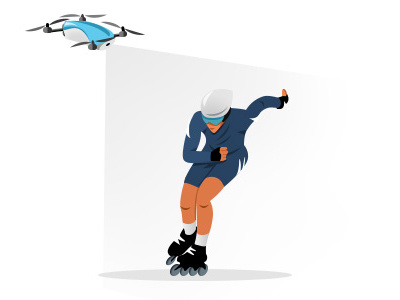 Drone Icon drone flat icon illustrate vector