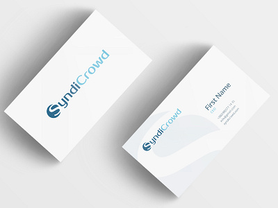 Syndi Crowd business card logo vector