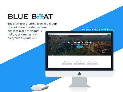 Rent-a-boat Dubrovnik bootstrap frontend web design website website design