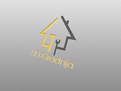 LID Gradnja branding design graphic design logo vector