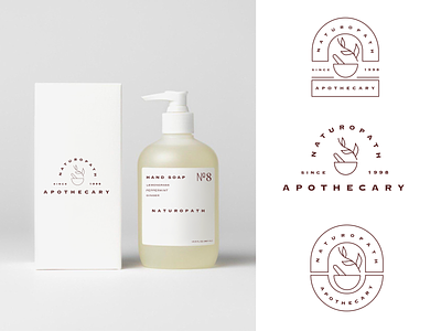 Package Design and Logo for NATUROPATH apothecary brand brand identity branding graphic design illustration logo logotype package package design