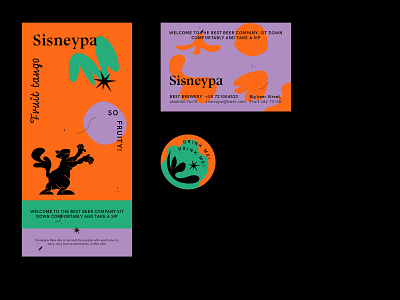 Sisneypa India Pale Ale branding elements