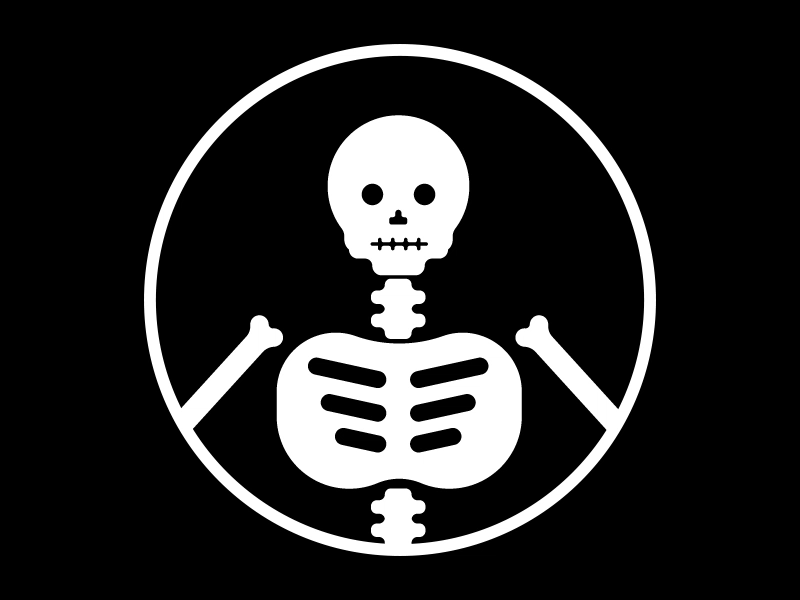 Skull - Hit animation ball hit musculoskeletal skeleton skull
