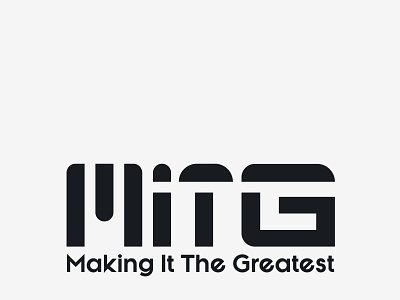 mitg logo branding design flat icon illustration lettering logodesign minimal type typography vector wordmark