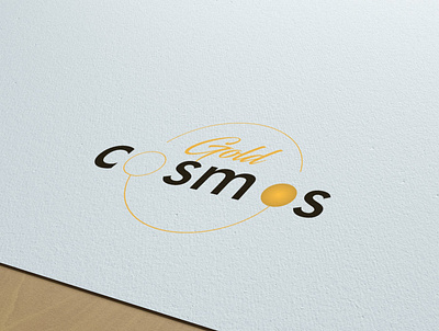 Gold Cosmos branding design flat icon logo logo design logo designer logo mark logos logotype