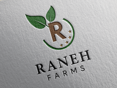 Raneh Farm Logo agricultural logo branding design farm farm logo farmers farmland flat flat logo icon logo logo a day logo design logo designer logo mark logos logotype minimal minimalist minimalist logo