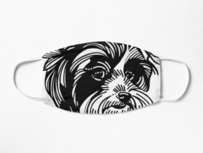 Biewer Terrier  Face Mask