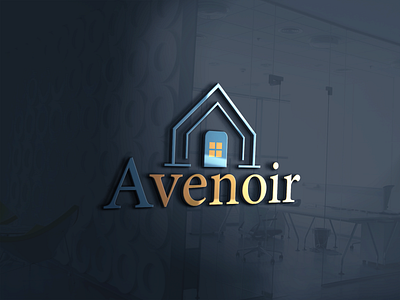 Avenoir logo concept housing icon logo logo a day logo design logo designer logo mark logos logotype realhousing wordmark