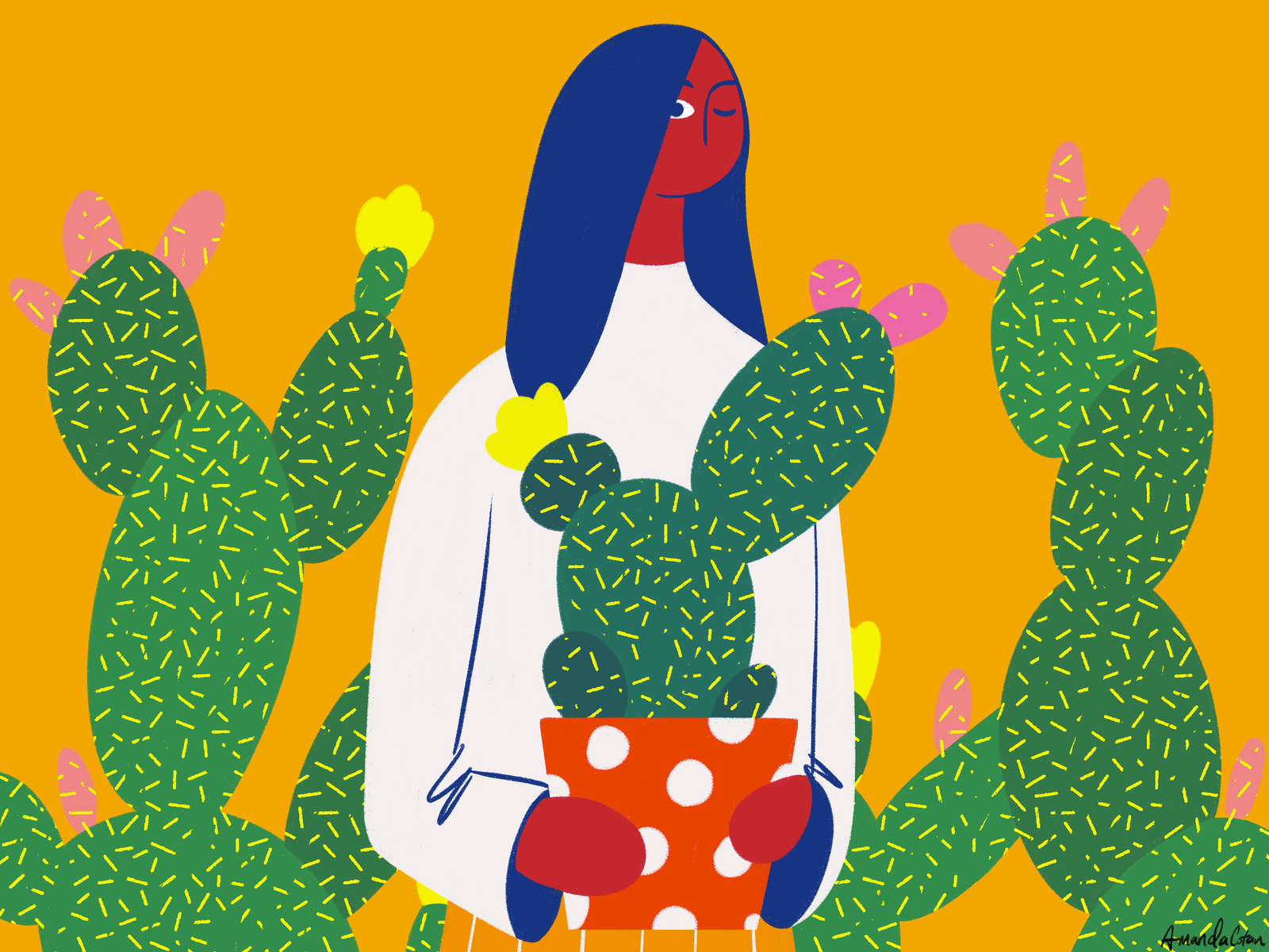 Prickly Pear by Amanda Cotan on Dribbble