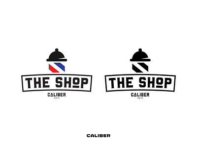 The Shop (revised) brand branding caliber marketing caliber smart design dznlabs logo logos typography vector