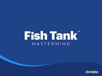 Fish Tank Mastermind brand branding design dznlabs fish fish tank fishtank logo logos mastermind typography