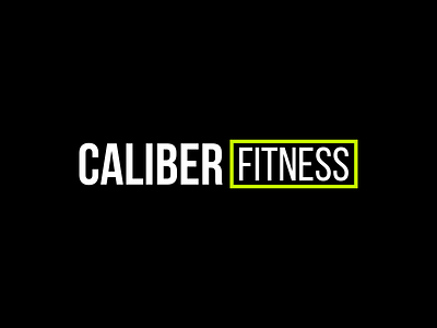 Caliber FItness brand branding caliber marketing caliber media caliber smart design dznlabs logo logos typography