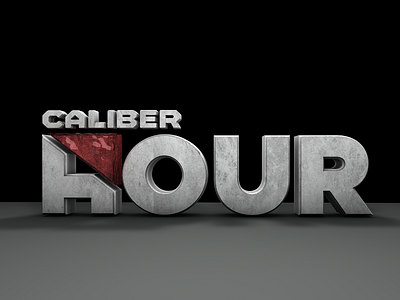 Caliber Hour 3d brand branding caliber marketing caliber media caliber smart cinema4d design dznlabs logo typography