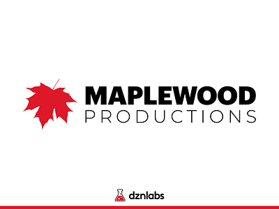 Maplewood Productions Logo brand branding daniel singer design dznlabs emiline singer logo logos maplewood