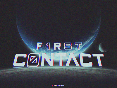 F1RST CONTACT brand branding caliber marketing design dznlabs first contact logo
