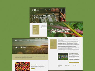 PCO Website Redesign digital design layout design redesign user experience website design
