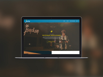 JoyShop Ministries digital homepage joy ministry non profit web design website